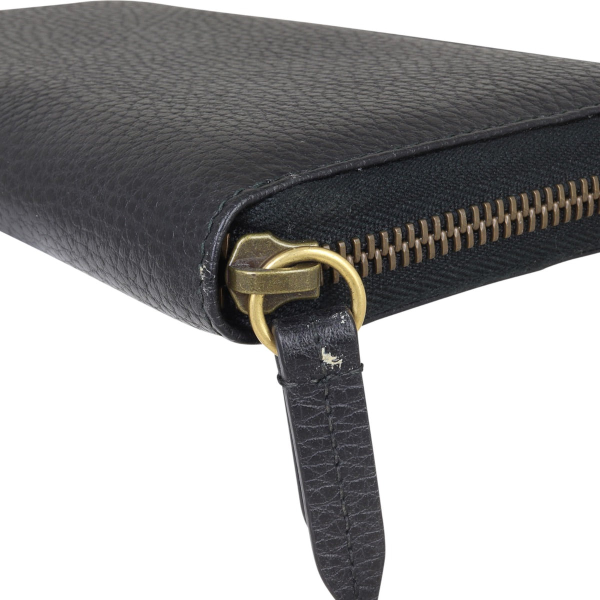 Gucci Butterfly Farfalla  Zip Around Continental Wallet Corner Closeup