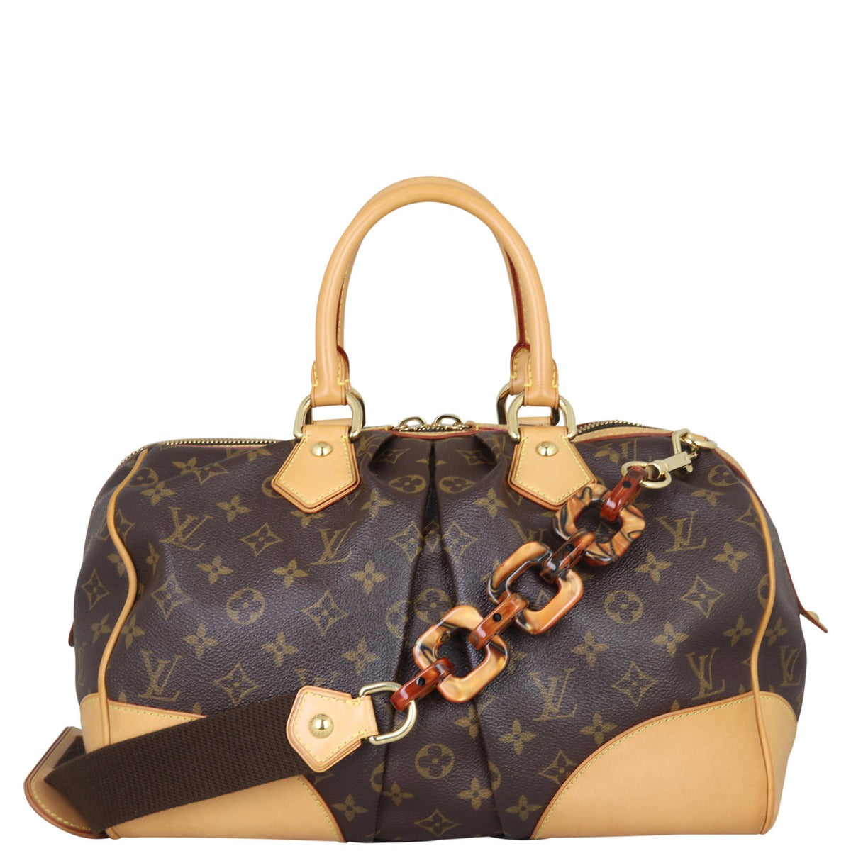Louis Vuitton Stephen Sprouse Boston Bag Monogram Front with Strap
