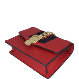 Gucci Sylvie Super Mini Chain Bag Corner Closeup