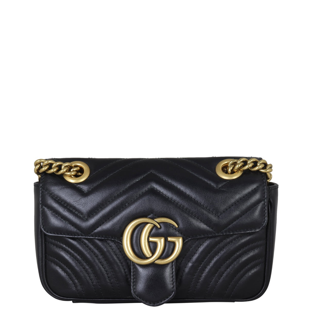 Gucci GG Marmont Matelasse Mini Shoulder Bag Front