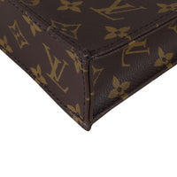 Louis Vuitton Petit Sac Plat Monogram Corner Closeup