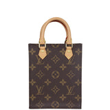 Louis Vuitton Petit Sac Plat Monogram Back
