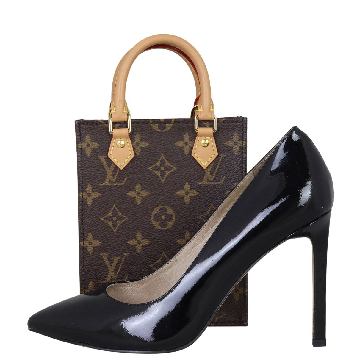 Louis Vuitton Petit Sac Plat Monogram Shoe