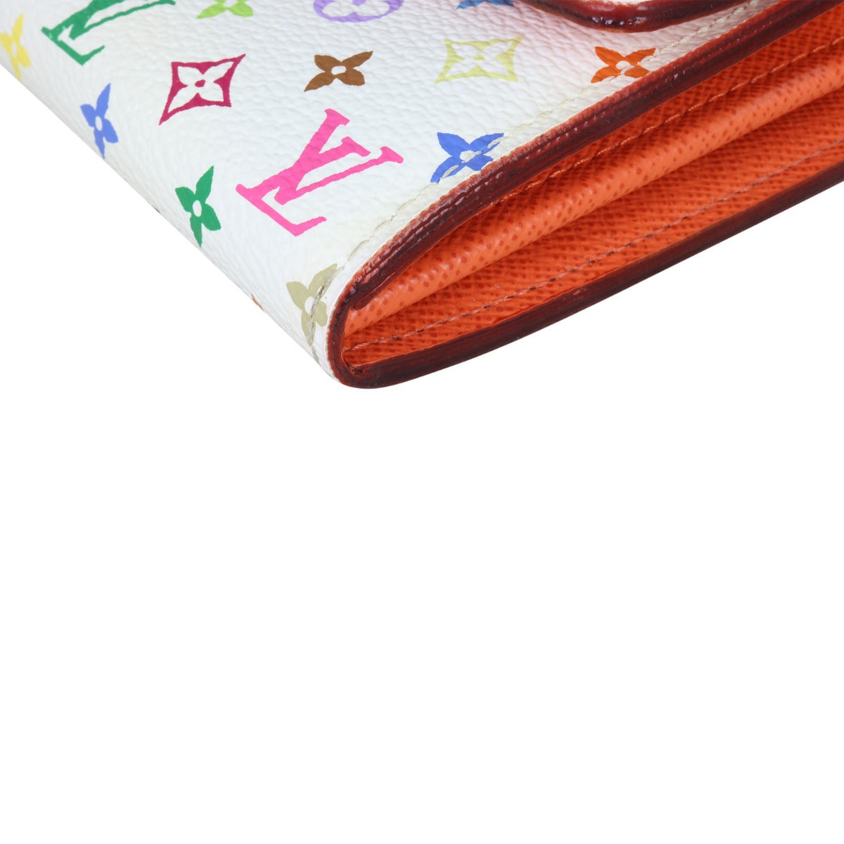 Louis Vuitton Sarah Multicolore Wallet Corner Closeup