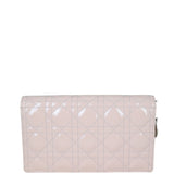 Dior Lady Dior Patent Cannage Pouch Back