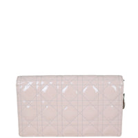 Dior Lady Dior Patent Cannage Pouch Back