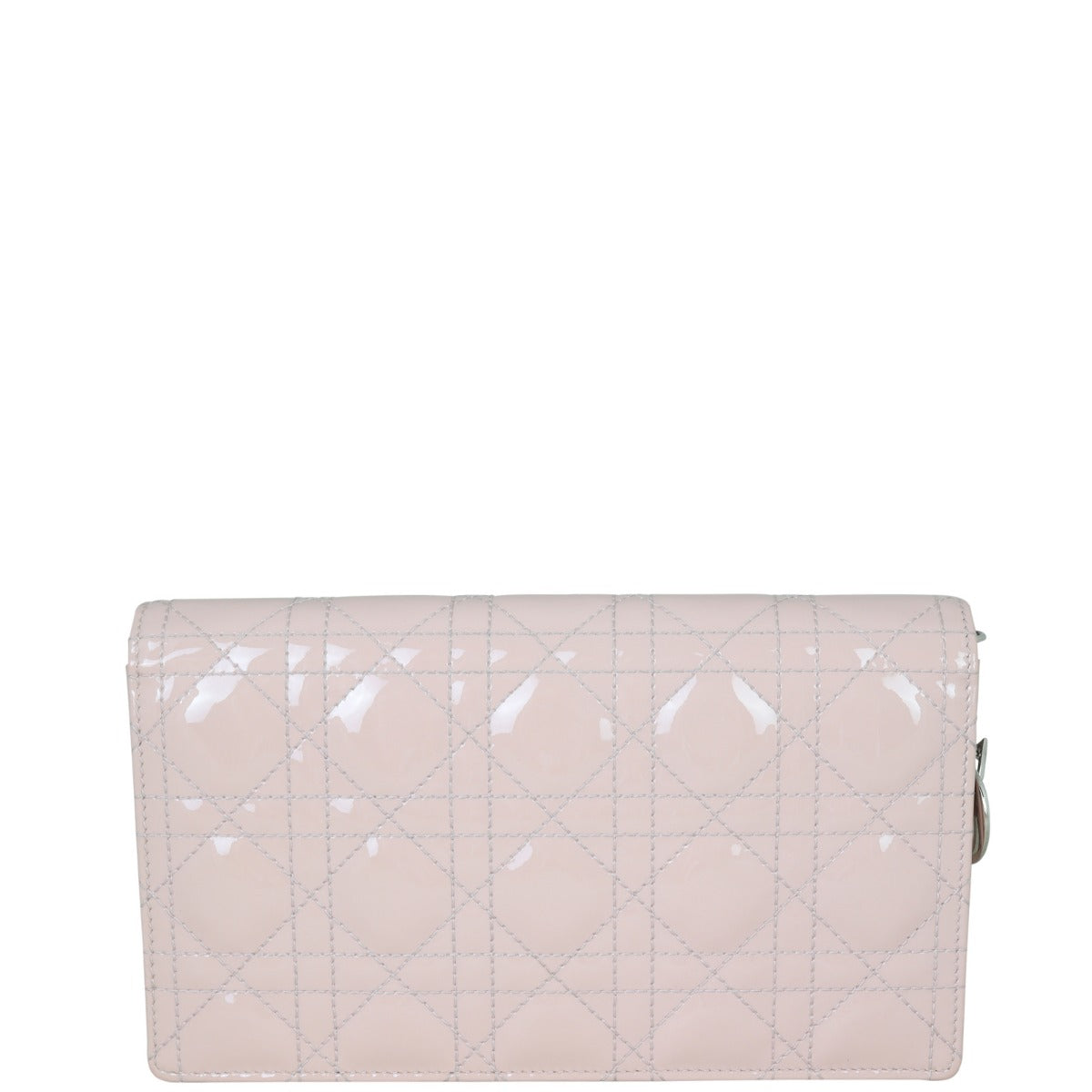 Dior Lady Dior Patent Cannage Pouch Back