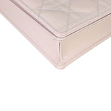 Dior Lady Dior Patent Cannage Pouch Corner Closeup