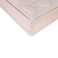 Dior Lady Dior Patent Cannage Pouch Corner Closeup
