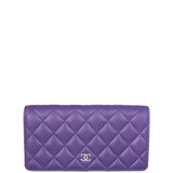 Chanel Classic CC Yen Wallet Front