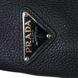 Prada Triangle Leather Shoulder Bag Logo