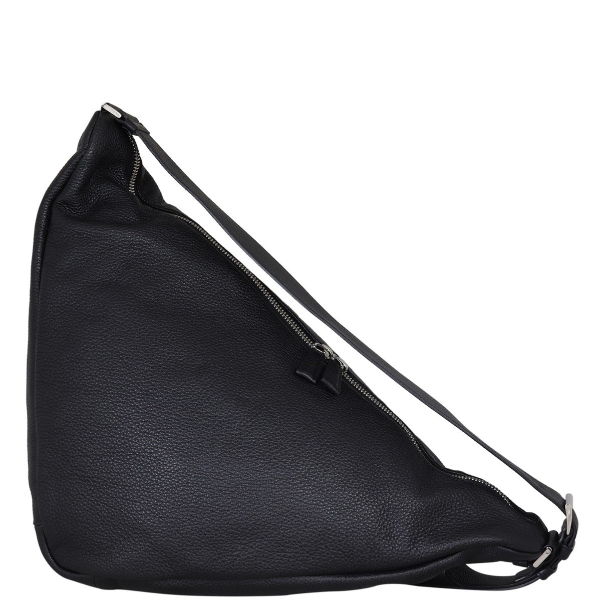 Prada Triangle Leather Shoulder Bag Back