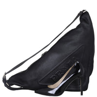 Prada Triangle Leather Shoulder Bag