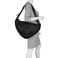Prada Triangle Leather Shoulder Bag Mannequin