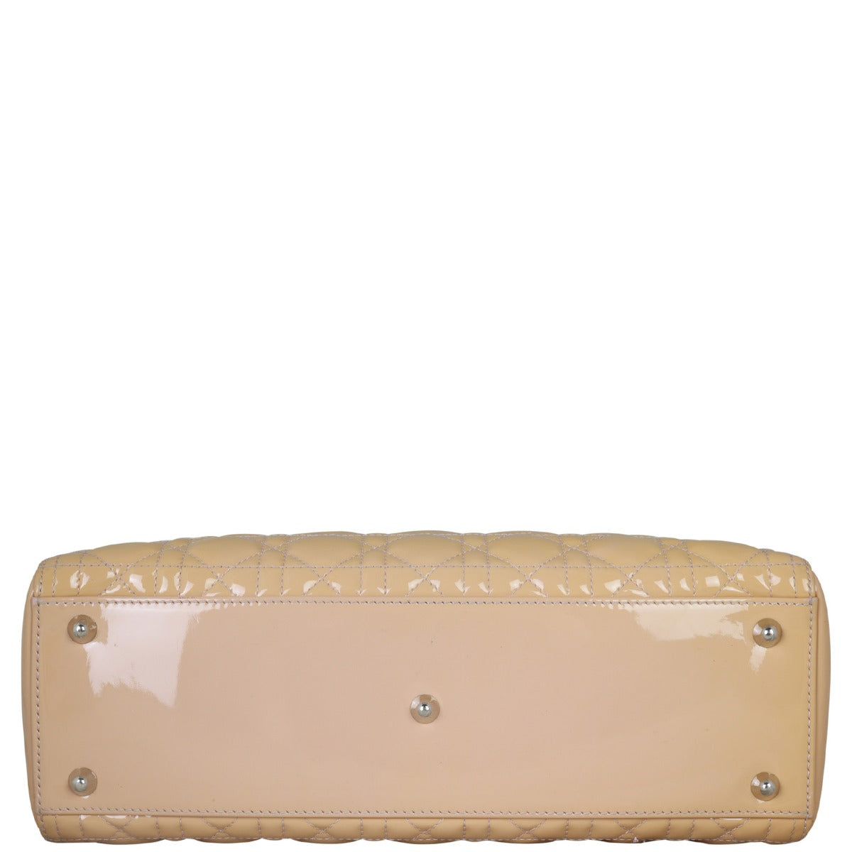 Dior Lady Dior Large Patent (beige) Base