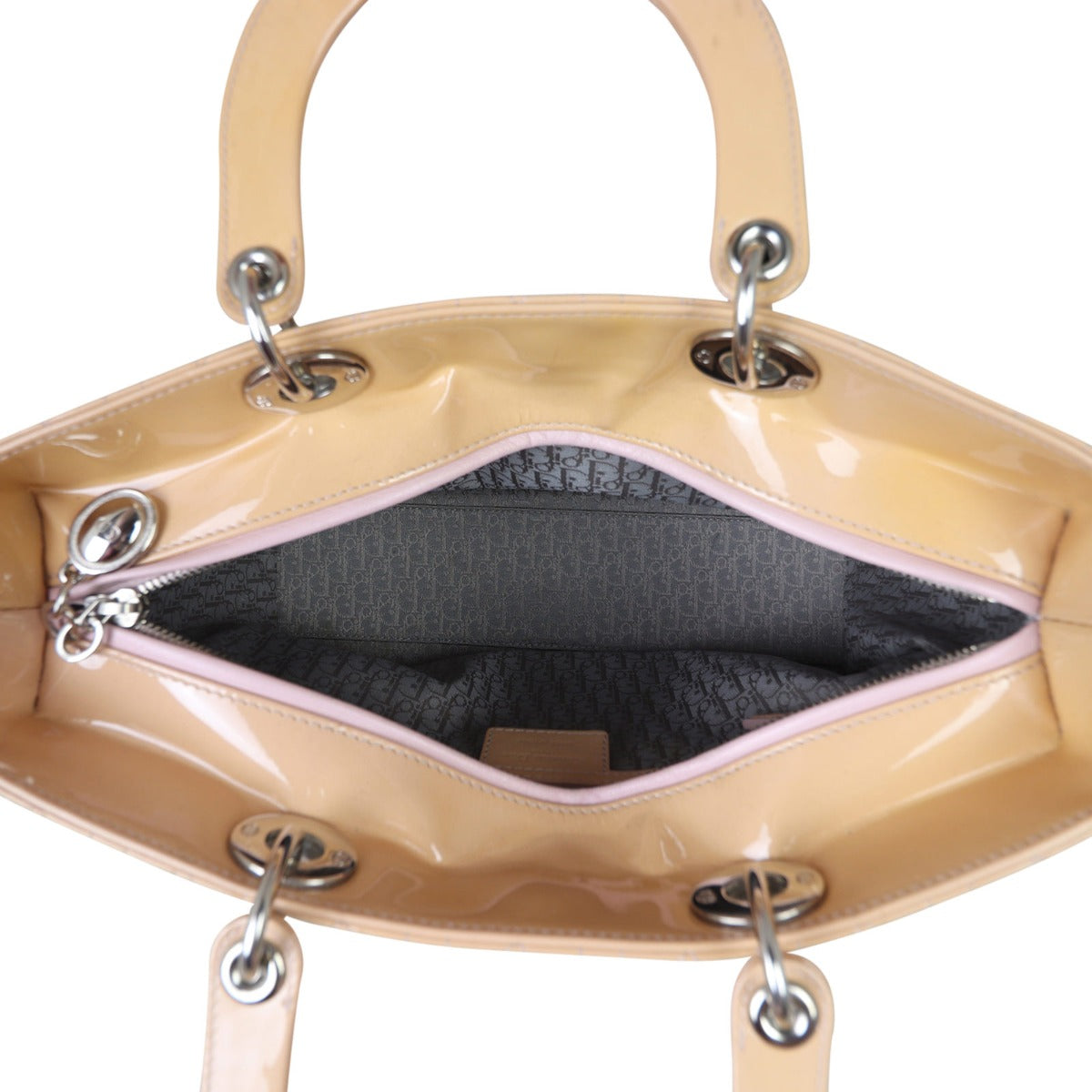 Dior Lady Dior Large Patent (beige) Interior