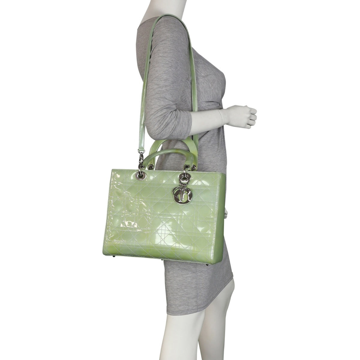 Dior Lady Dior Large Patent Mannequin
