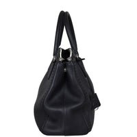 Prada City Calf Lux Galleria Double Zip Tote Medium Side