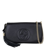Gucci Soho Chain Shoulder Bag Front with Strap                                                                    