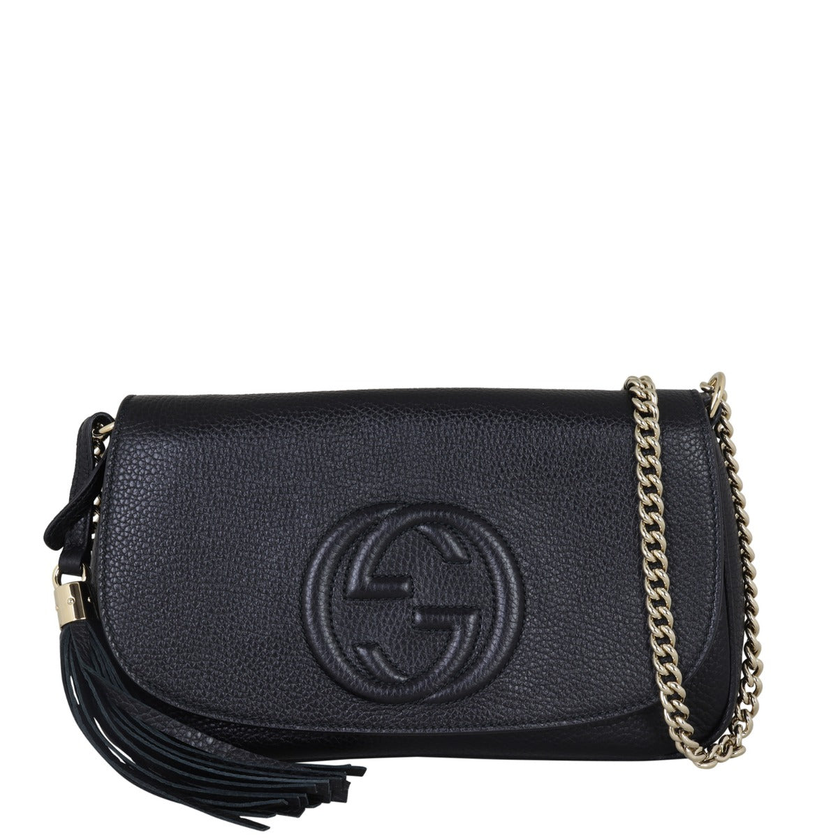 Gucci Soho Chain Shoulder Bag Front with Strap                                                                    