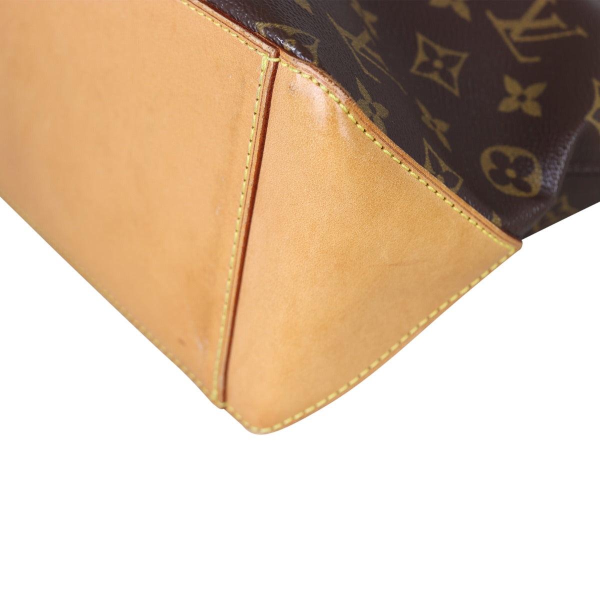 Louis Vuitton Cabas Mezzo Monogram Corner Closeup