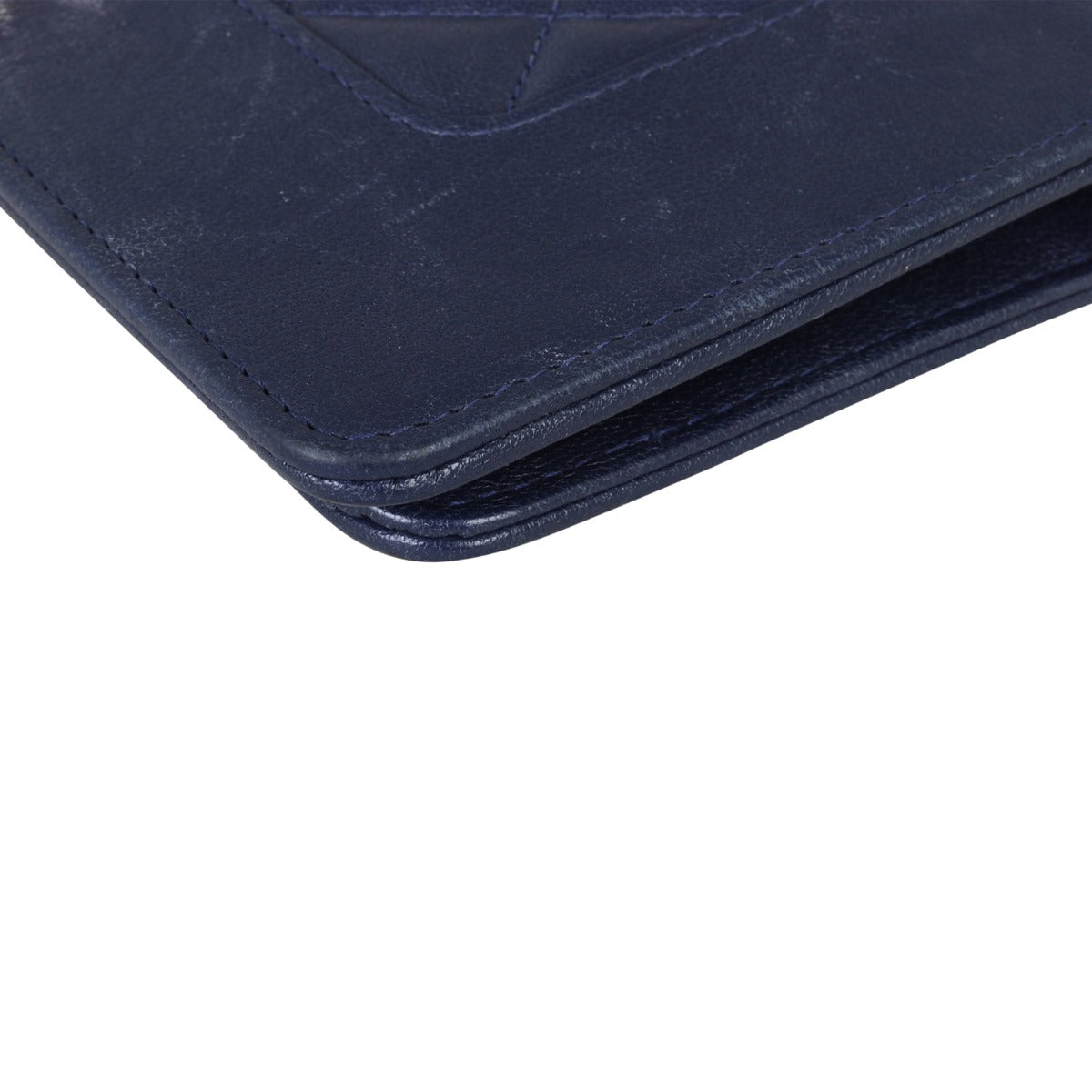 Chanel Mademoiselle Wallet Corner Close Up