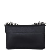 Prada Saffiano Lux Chain Lock Flap Bag Back