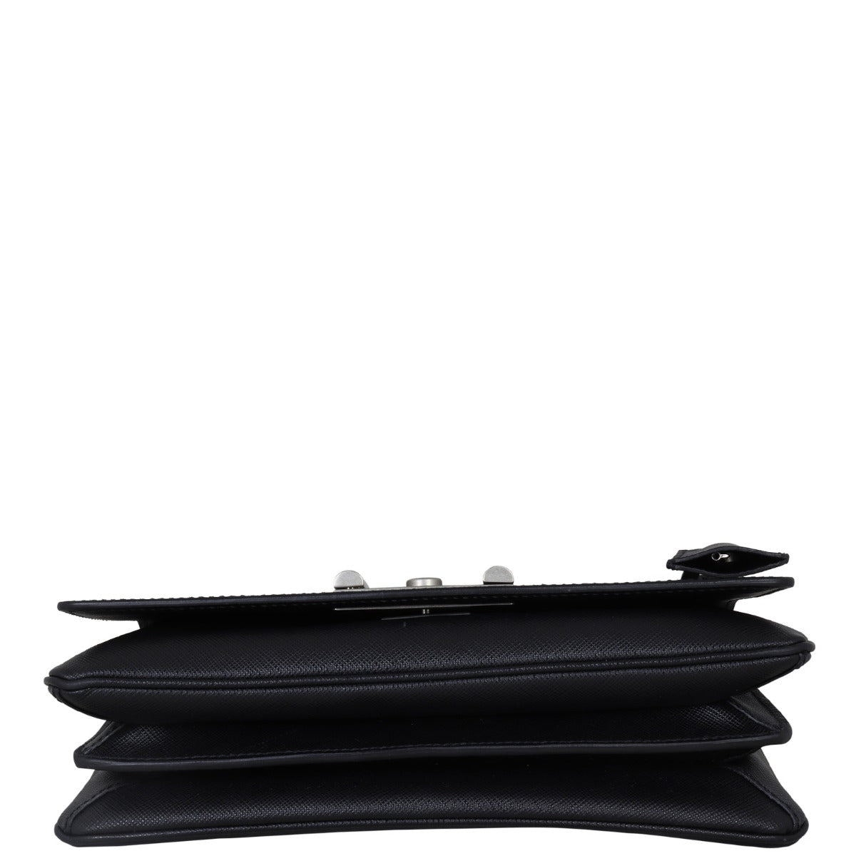 Prada Saffiano Lux Chain Lock Flap Bag Base