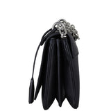 Prada Saffiano Lux Chain Lock Flap Bag Side