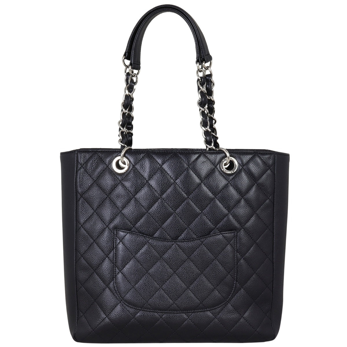 Chanel Petite Shopping Tote Back