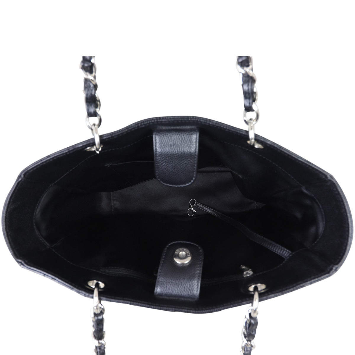 Chanel Petite Shopping Tote Whole Interior