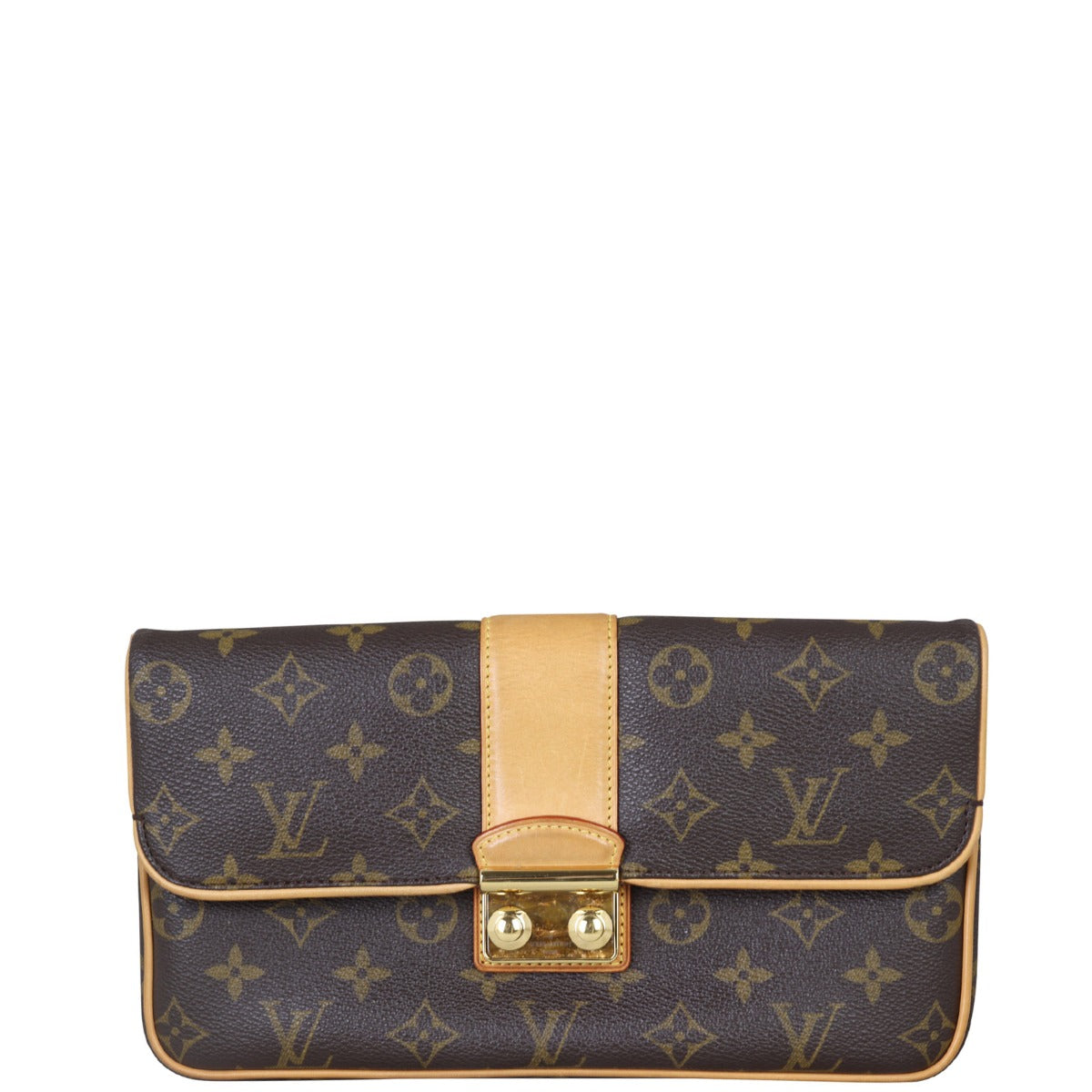 Louis Vuitton Sofia Coppola Slim Clutch Monogram Front