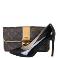 Louis Vuitton Sofia Coppola Slim Clutch Monogram Shoe