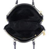 Prada Saffiano Lux Galleria Double Zip Tote Large Whole Interior