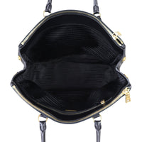 Prada Saffiano Lux Galleria Double Zip Tote Large Whole Interior