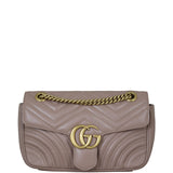 Gucci GG Marmont Matelasse Small Shoulder Bag Front