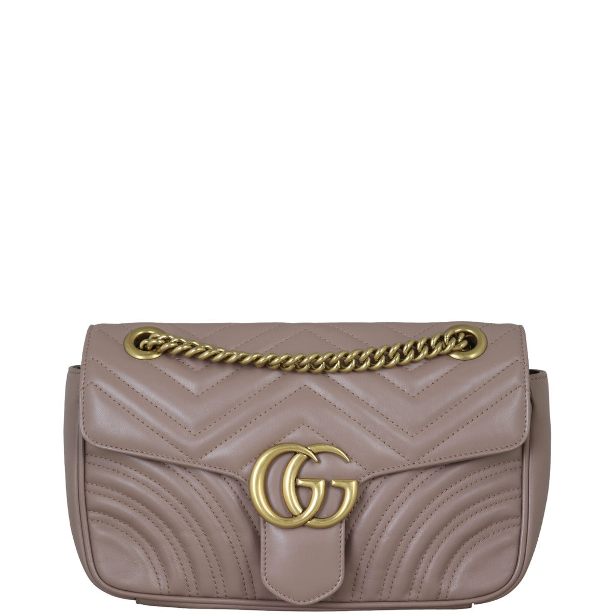 Gucci GG Marmont Matelasse Small Shoulder Bag Front