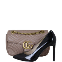 Gucci GG Marmont Matelasse Small Shoulder Bag Shoe
