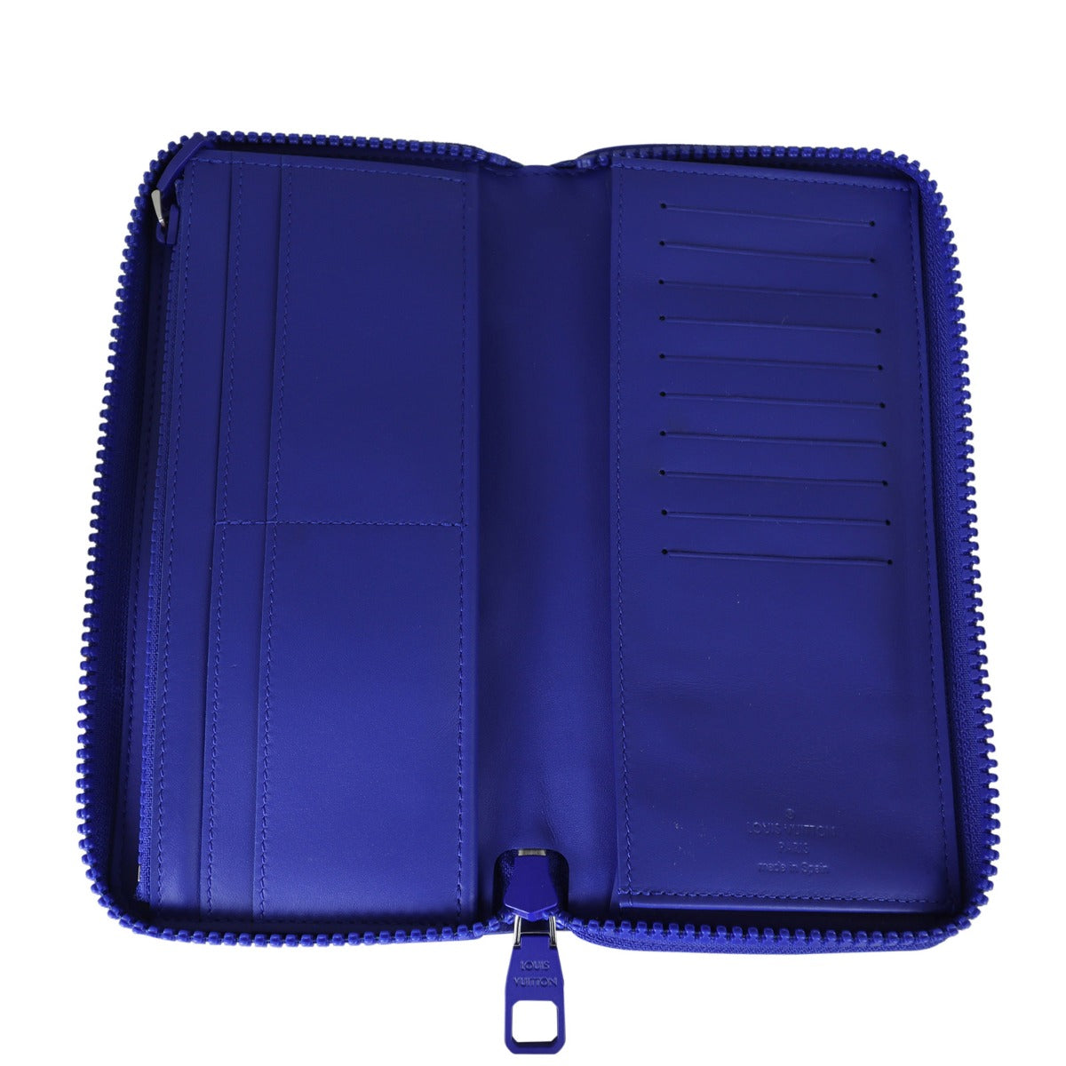 Louis Vuitton Vertical Zippy Wallet Taurillon Whole Interior