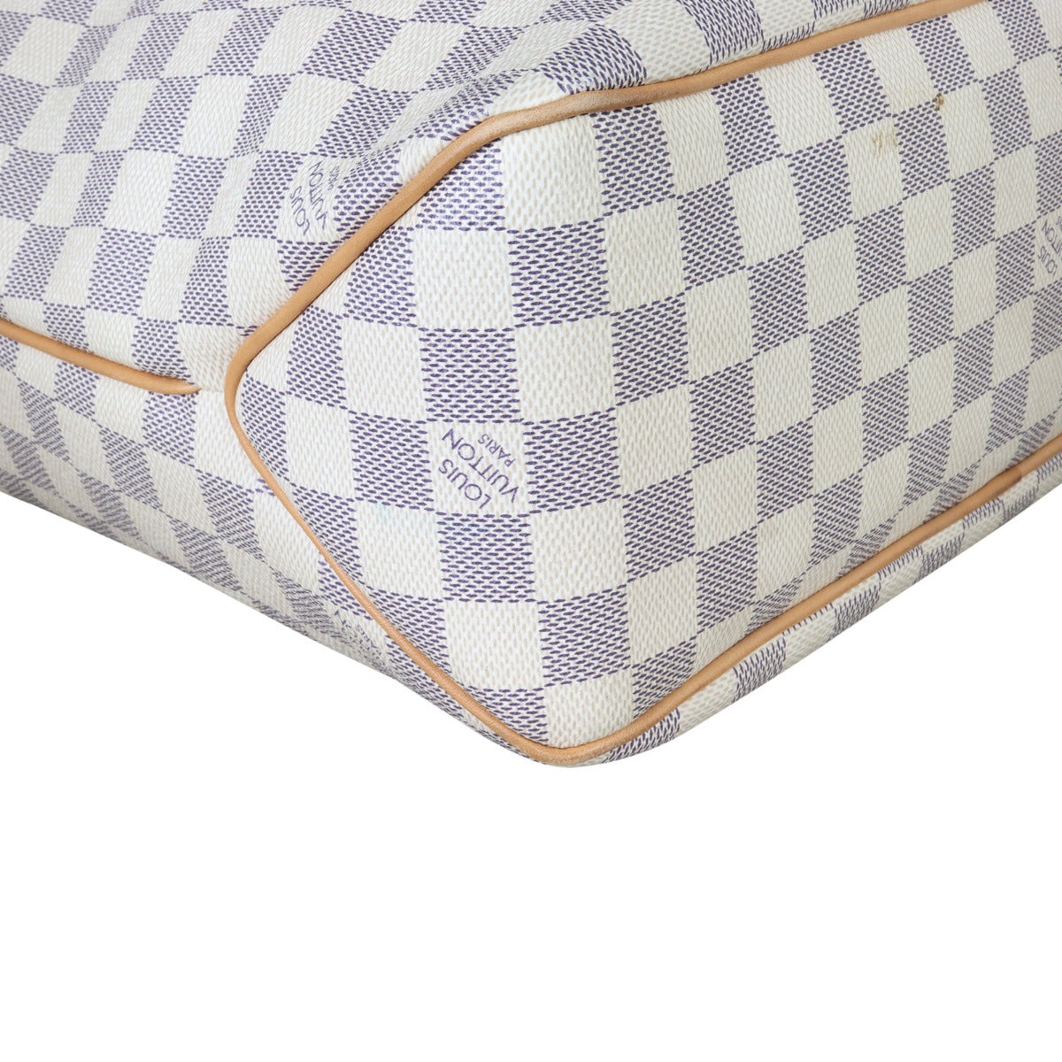 Louis Vuitton Delightful PM Damier Azur Corner Close Up