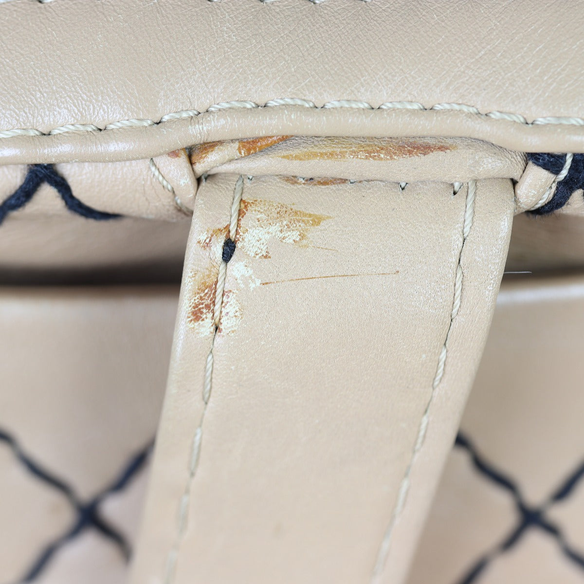 Chanel Wild Stitch Tote Handle Wear