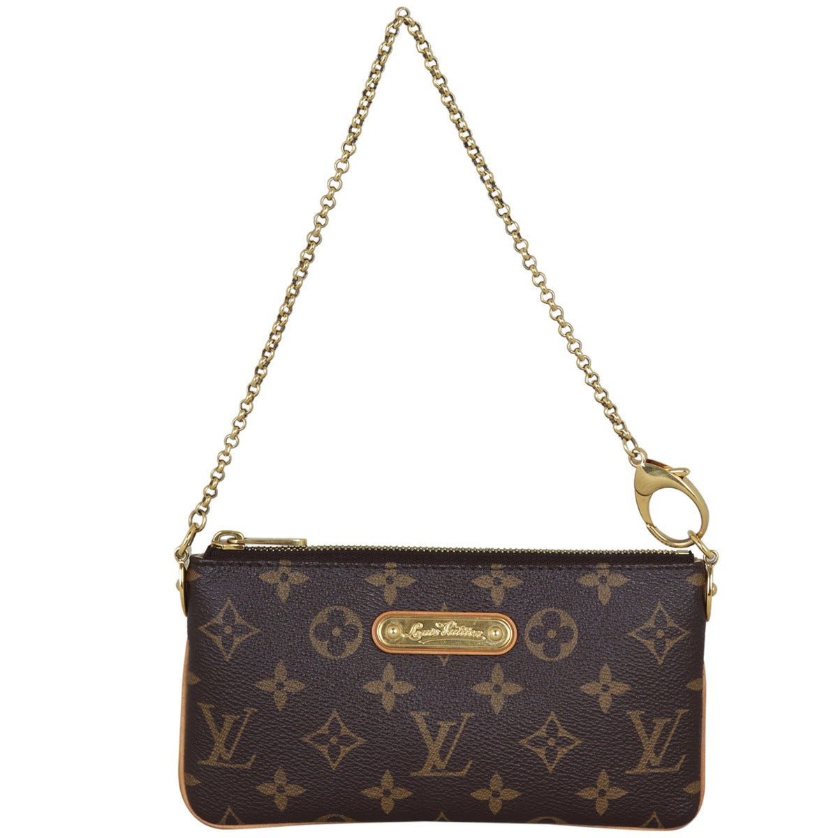 Louis Vuitton Milla Pochette MM Monogram Front