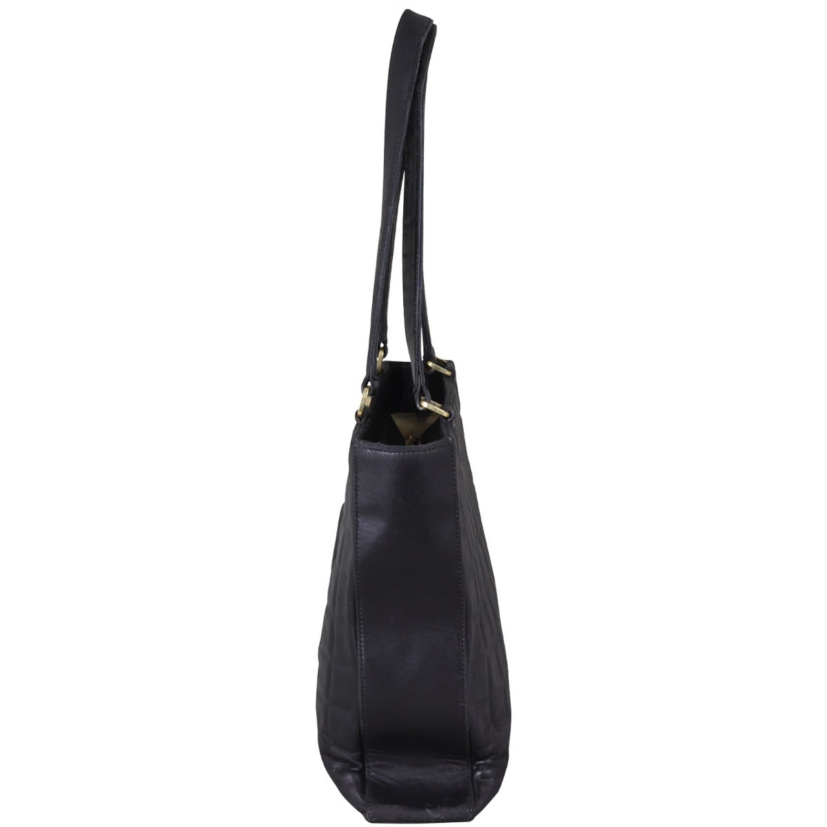 Chanel Chocolate Bar Tote Side