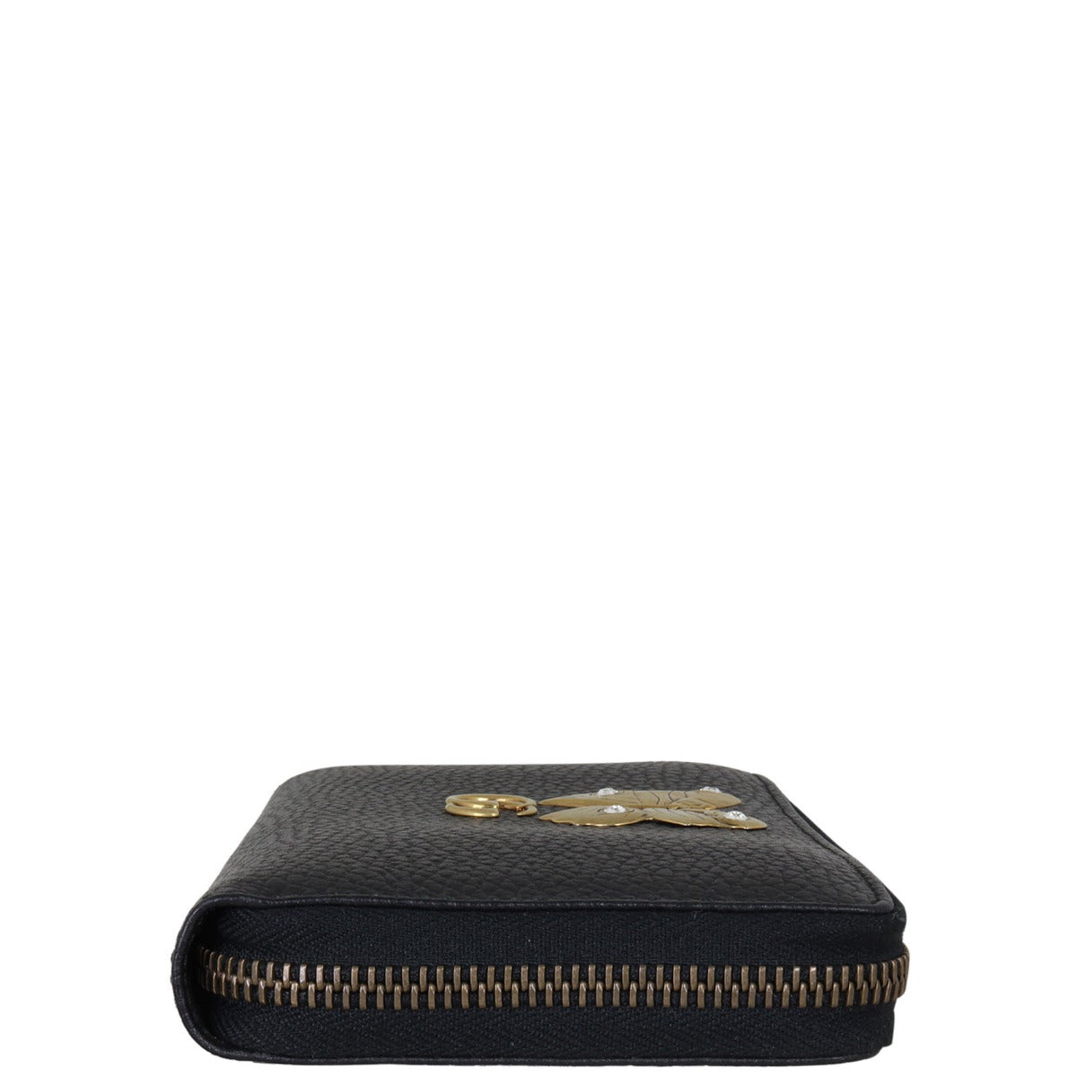 Gucci Butterfly Farfalla Zip Around Continental Wallet Side