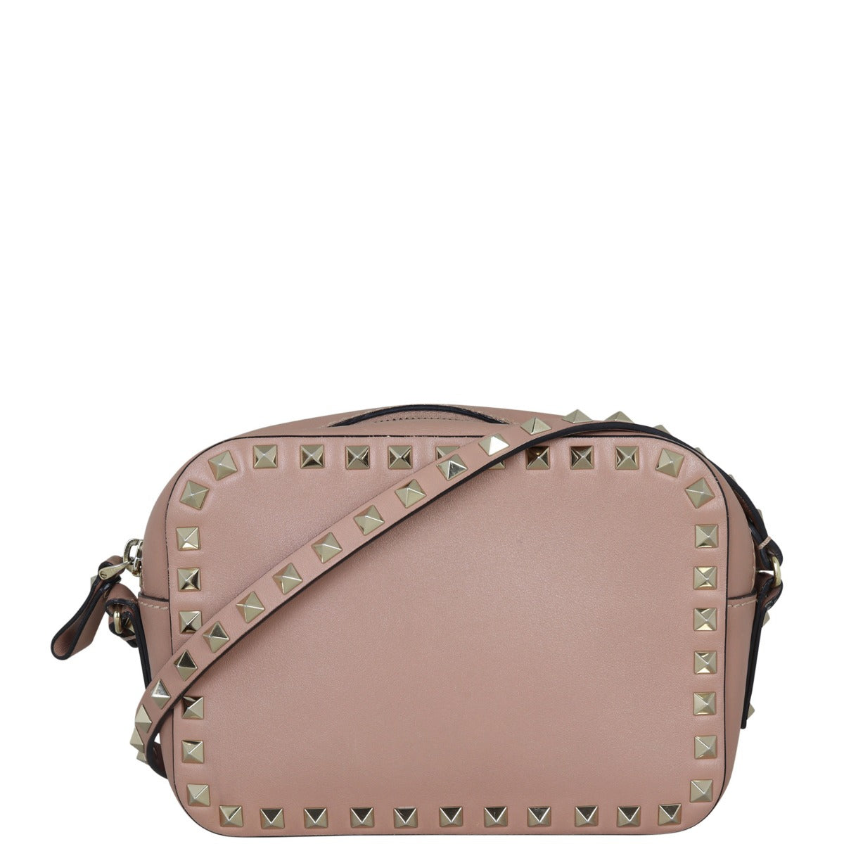 Valentino Rockstud Camera Bag Front Showing Strap