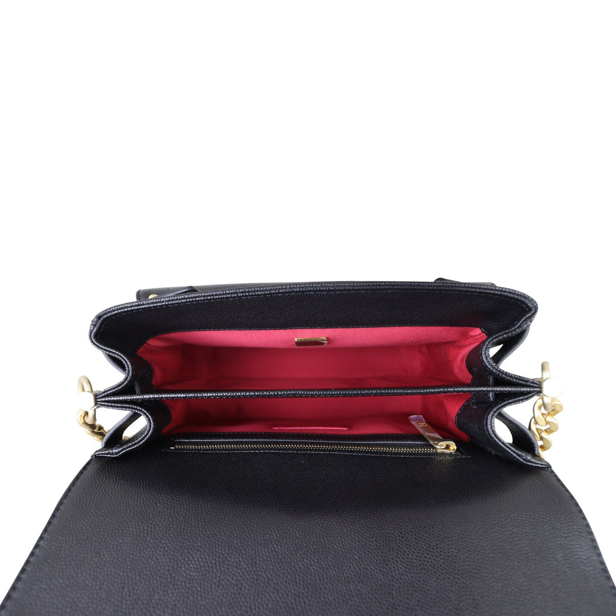 Chanel CC Mini Messenger Bag Whole Interior