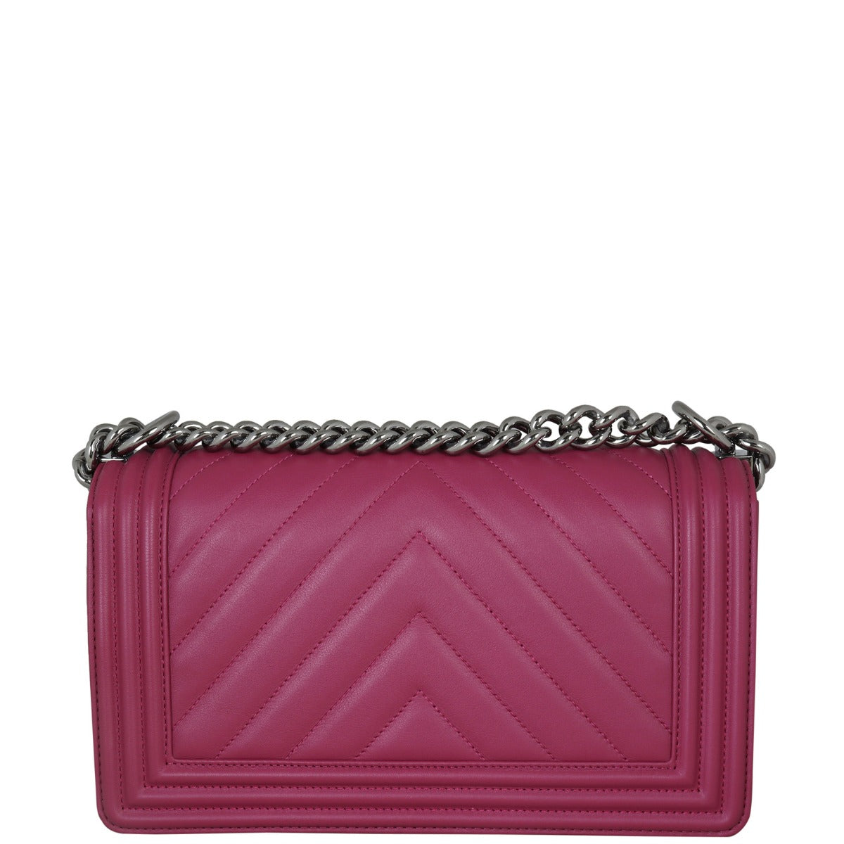 Chanel Boy Old Medium Chevron Back