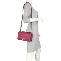 Chanel Boy Old Medium Chevron Mannequin