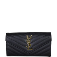 Saint Laurent Cassandre Flap Wallet Front