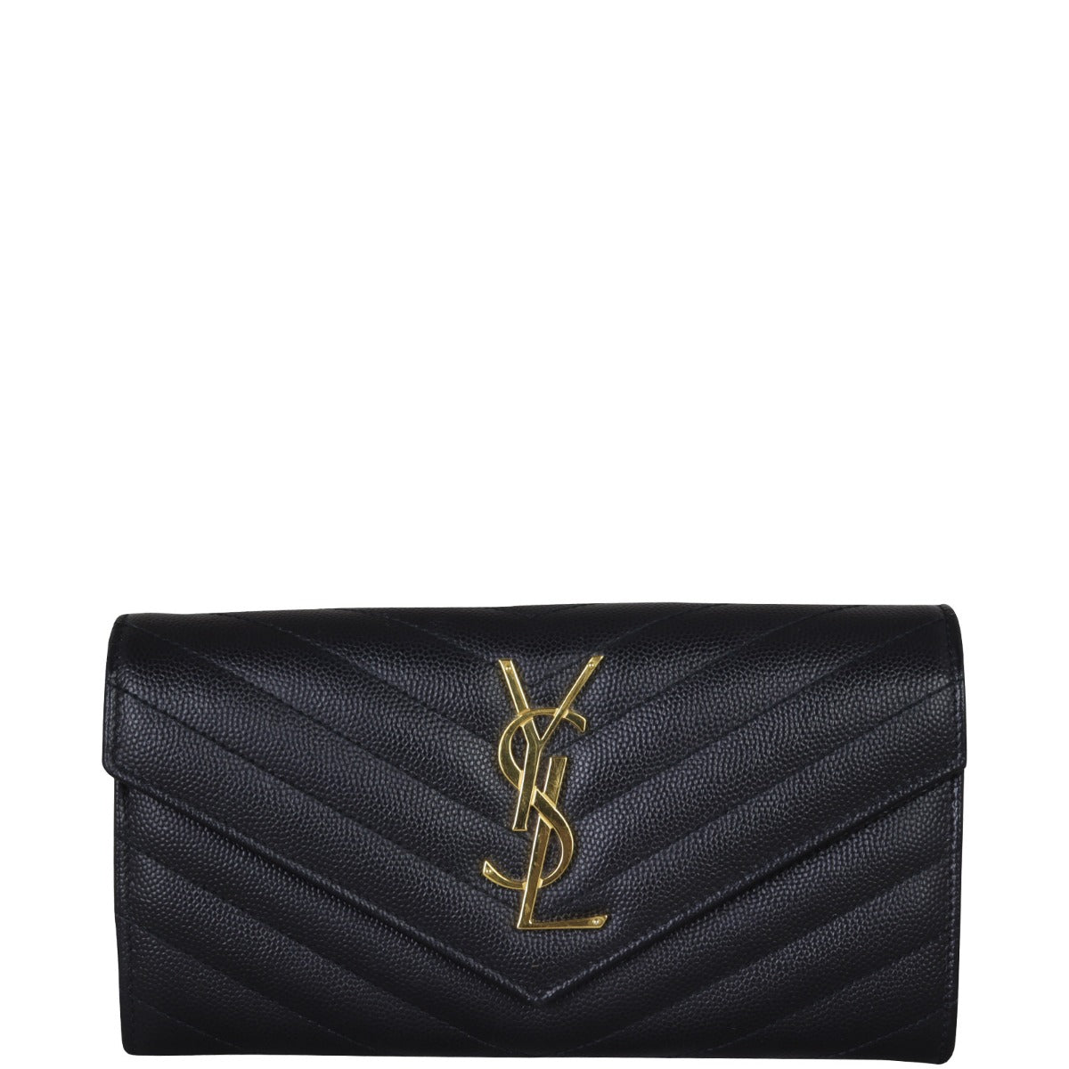 Saint Laurent Cassandre Flap Wallet Front